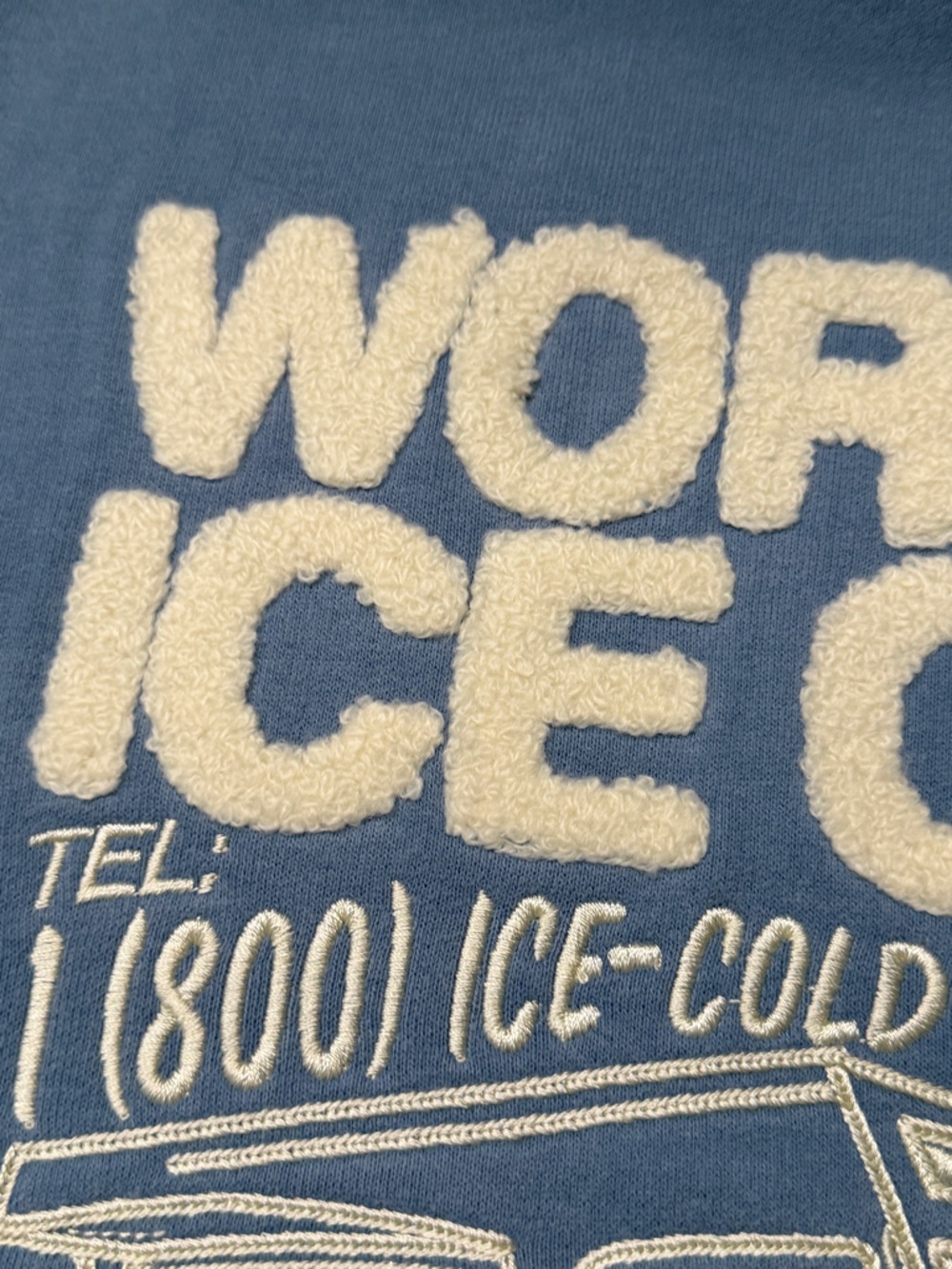 Worldwide Ice Cream Women's Crewneck Sweatshirt - Dusty Blue - Picture 5 of 5